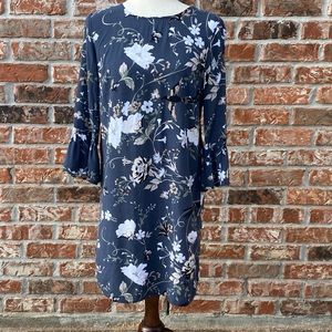Old Navy floral midi dress / XS / Excellent condition